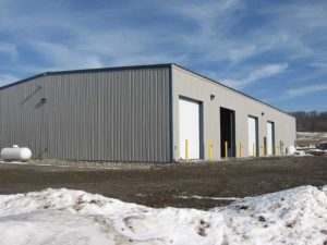 Exterior of commercial warehouse by Kucel Contractors