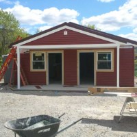 Red commercial building | Kucel Contractors