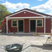 Red commercial building | Kucel Contractors