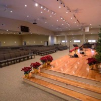 Interior of camp theater by Kucel Contractors